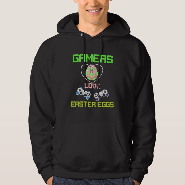 Moletom Gamer loves Easter Eggs Bunny Gaming Games Happy E (Frente)