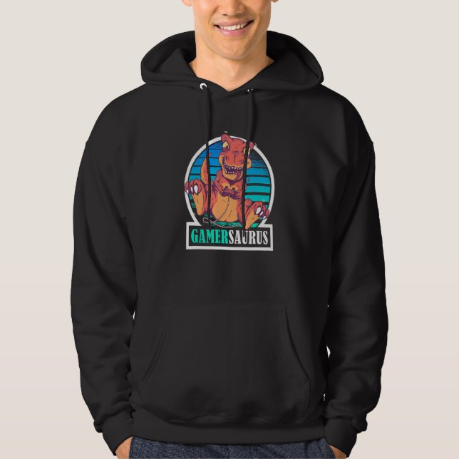 Moletom Gamersaurus, Gamer Rex Video games Jogador Gami (Frente)