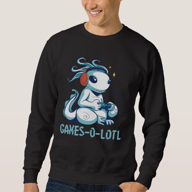 Moletom Gamesolotl Axolotl  Gamer (Frente)