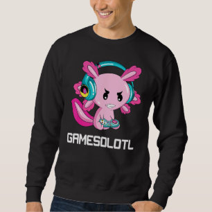 Moletom Gamesolotl Axolotl Kids Meninos Toddler Video Game