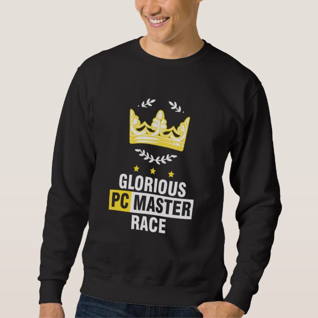 Moletom Gaming De Pc Gamer Pc Gamer Pc Master Race Glorios (Frente)
