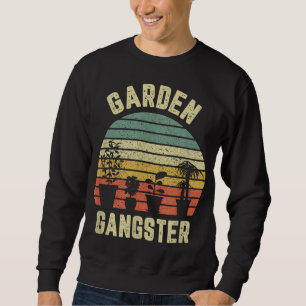 Moletom Gângster Jardim Retro Vintage Dão Jardinagem Engra