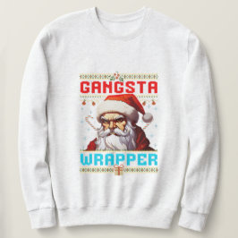 Moletom Gangster Wrapper Christmas Sweatshirt