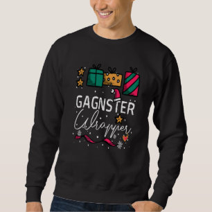Moletom Gangster Wrapper Engraçado Natal Gangsta Puns