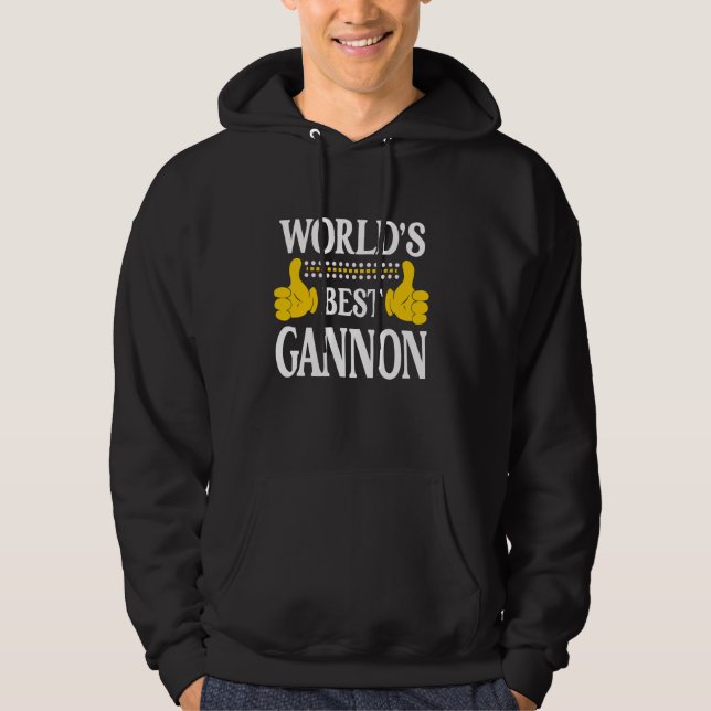 Moletom Gannon Personal Name Engraçado Primeiro Nome Melho (Frente)