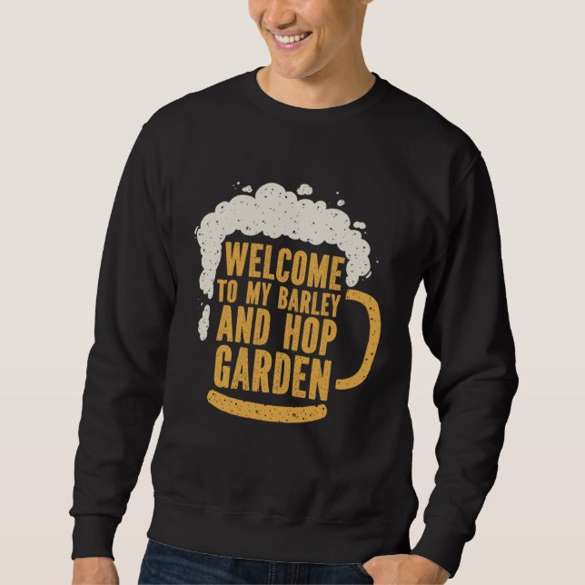 Moletom Gardener Flowers Garden Plants Gardening Beer (Frente)