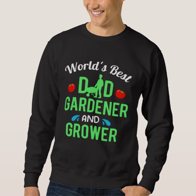 Moletom Gardening Dad Gardener Worlds Best (Frente)
