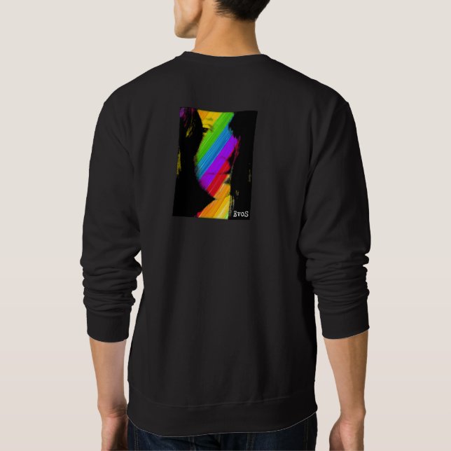 Moletom Garota Caleidoscópio: Pescoço da Tripulação (Verso)