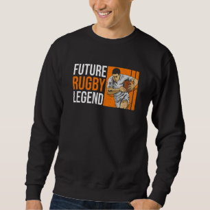 Moletom Garotos Futuro Cota De Legenda De Rugby Para Seu F