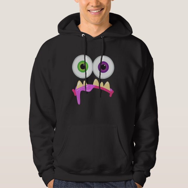Moletom Gatinho de Monstro Bonito Figurino Masculino (Frente)