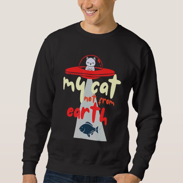 Moletom Gato alienígena (Frente)