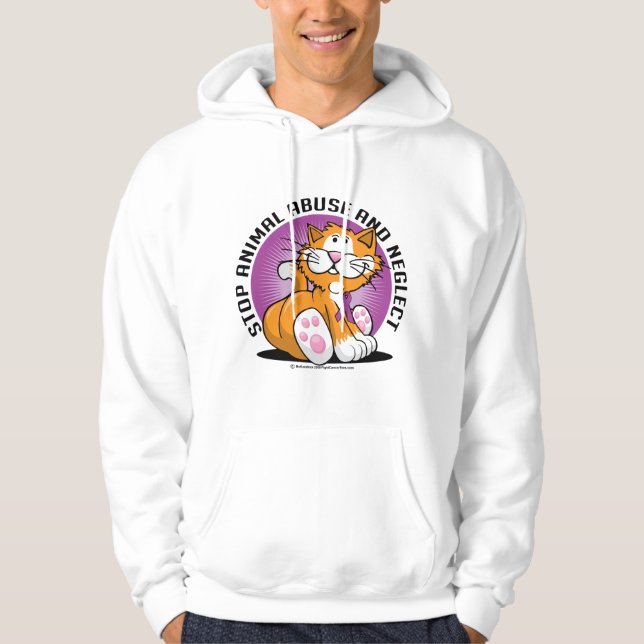 Moletom Gato animal do abuso (Frente)