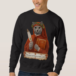 Moletom Gato Azul Russo Dante Alighieri