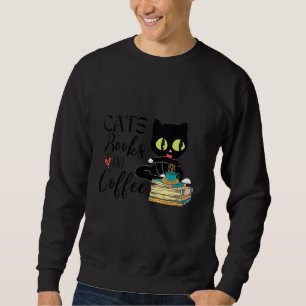Moletom Gato Beba Bom Café Leia Bons Livros