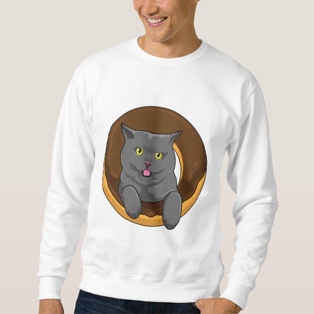 Moletom Gato com Rosquinha (Frente)