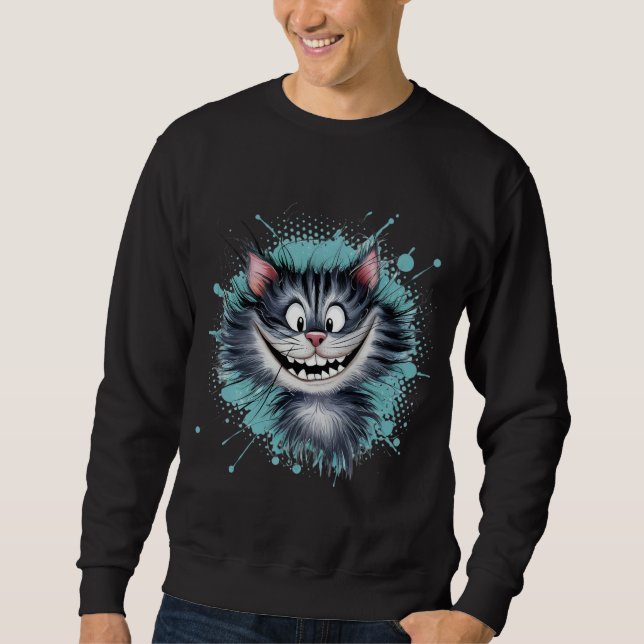 Moletom Gato com sorriso. (Frente)