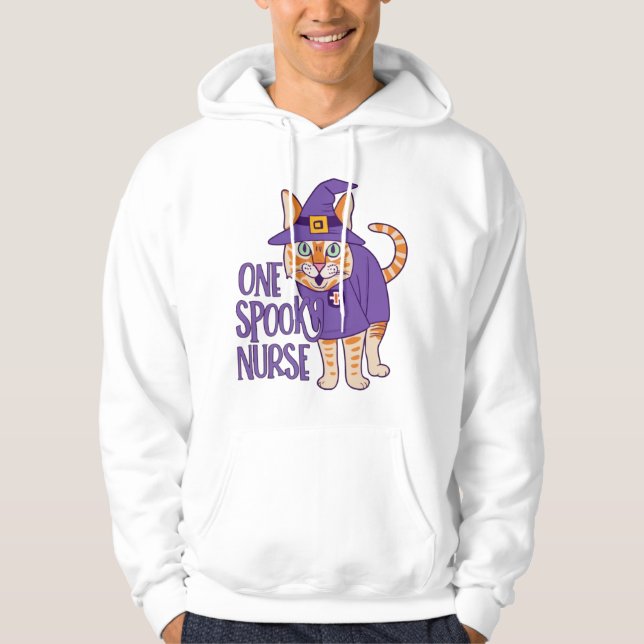 Moletom Gato de Enfermeira Assustadoramente Bonito (Frente)