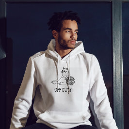 Moletom Gato de folga de serviço - Gato chato e chato