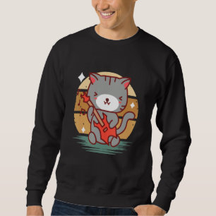 Moletom Gato de Guitarra Elétrica para Artista Musical Gui