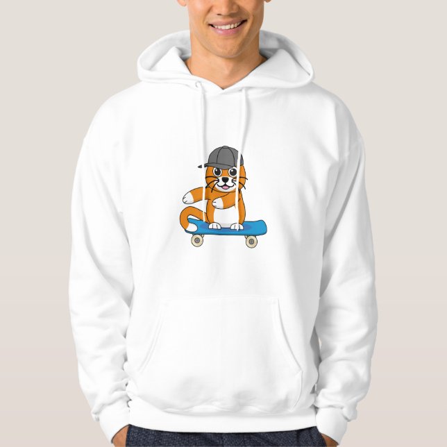 Moletom Gato de Laranja Cachorro em Cartoon (Frente)