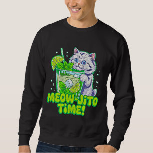 Moletom Gato de Verão Meow-jito - Kitty Mojit Tropical Div