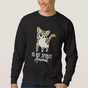 Moletom Gato É Meu Bebê De Animal Espirituoso