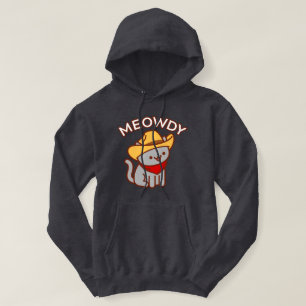 Moletom Gato Engraçado Hoodie - MEOWDY