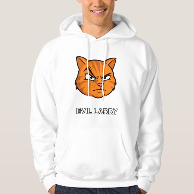 Moletom Gato Engraçado Larry Malvado (Frente)
