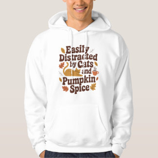 Moletom Gato Engraçado - Pumpkin Spice Fall