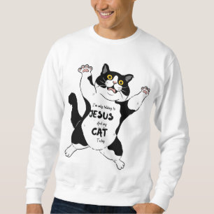 Moletom Gato engraçado Tee, Pele Mamãe Tee, dono de gatos