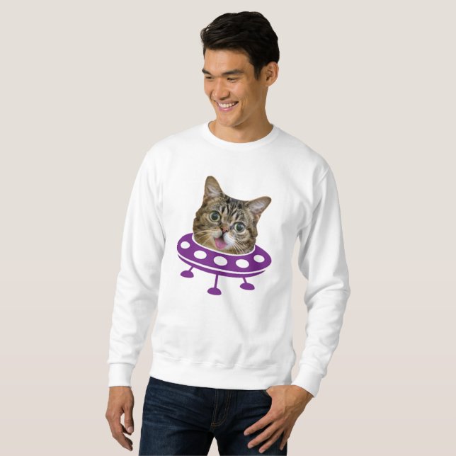 Moletom Gato Espacial (Frente Completa)