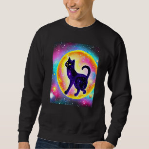 Moletom Gato Espacial Gatinho Kitty Em Estilo De Gato 4
