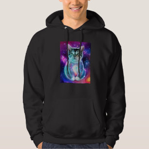 Moletom Gato Espacial Gatinho Kitty Em Estilo Felino 4