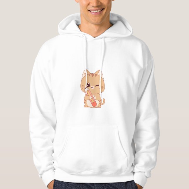 MOLETOM GATO ESTUDANTE DE GATO AMOR DESIGN (Frente)