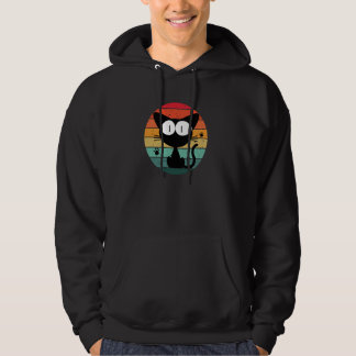 Moletom Gato Gato Gato De Aniversário De design Sunset Ret