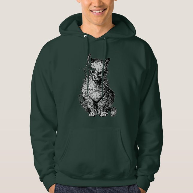 Moletom Gato-gato-grãozinho T-Shirt Sweatshirt (Frente)
