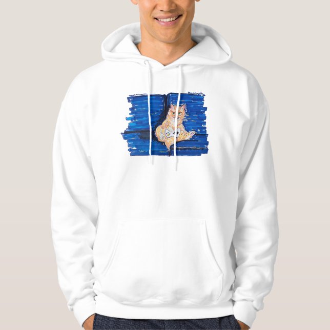 Moletom Gato Jogador de Gengibre (Frente)