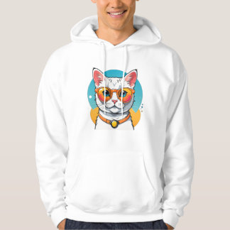 Moletom Gato Legal de Óculos de Sol 