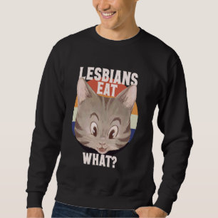 Moletom Gato Lésbico Engraçado Lover LGBTQ Memória Gato Mã