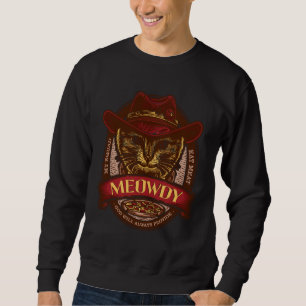 Moletom Gato Meowdy Mashup Entre Meow e HowdyTexas Cat