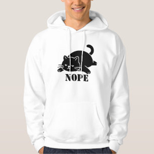 Moletom Gato NOPE Divertido para Amantes de Gatos