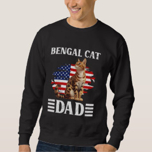 Moletom Gato Pai Bengala Pai Gato Bengal Pai Bengal Cat