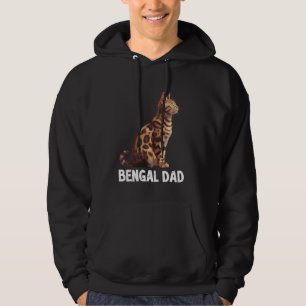 Moletom Gato Pai Bengala Pai Gato Bengal Pai Bengal Cat