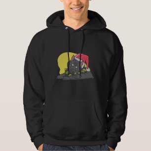 Moletom Gato Preto Engraçado de Natal