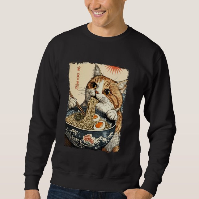 Moletom Gato Ramen (Frente)