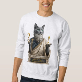 Moletom Gato Socrates Azul Russo