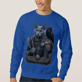 Moletom Gato Veterano Russian Blue Odin