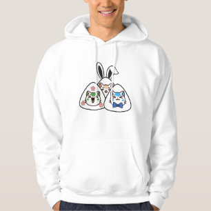 Moletom Gatos Bunny Onigiri - Kawaii Sakura Primavera
