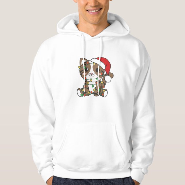 Moletom Gatos De Inverno De Natal (Frente)