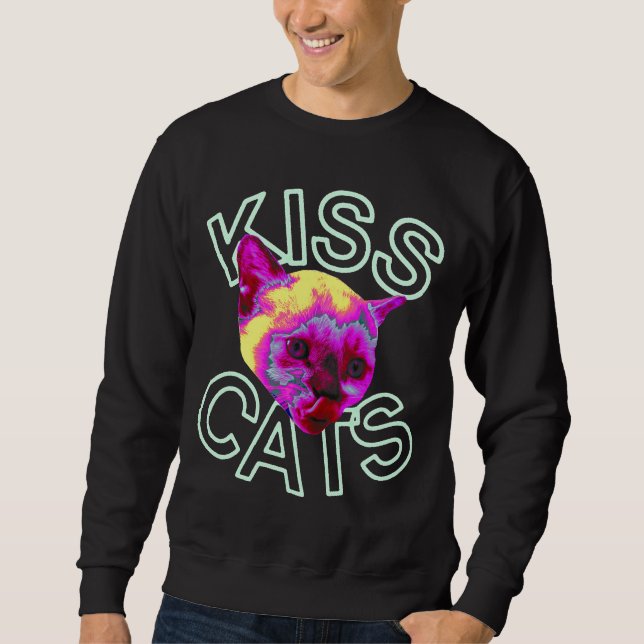 Moletom gatos do beijo (Frente)